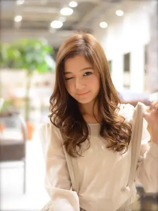 セミロング カラー ヘアアレンジ Forest. -髪質改善-のヘアスタイル