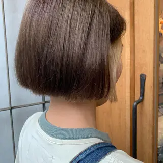 ショート 艶髪color💎髪 質改善ストレート大吉のヘアスタイル