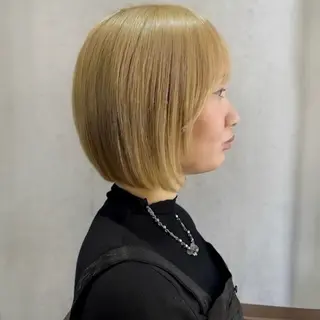 ショート カラー 🫧 清水優 /広がらないボブ🫧のヘアスタイル