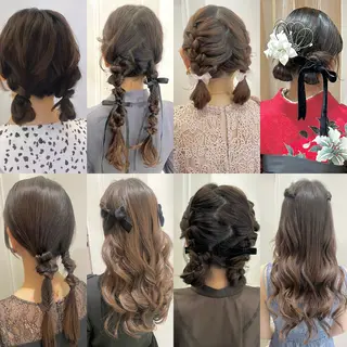 ロング ヘアアレンジ マンツーマン施術🫧 アレンジ/RINAのヘアスタイル