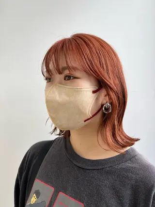 ミディアム カラー タカノ ノゾミのヘアスタイル