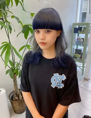 ロング カラー ユリナ /Chlori淡路店のヘアスタイル