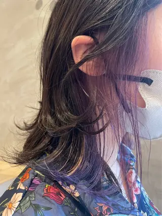 カラー 女性カット🌀 カラー⭐️大坂望心のヘアスタイル