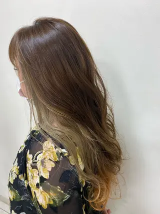 ロング カラー LaBless梅田 🎀坂本リオのヘアスタイル