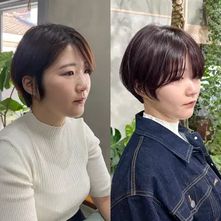 ショート カラー U-fuショート 伊藤拓海のヘアスタイル