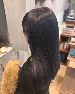 ロング カラー 🌱なゆみ🌱透明感 /ナチュラル/高宮のヘアスタイル