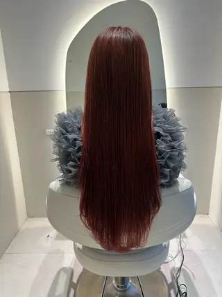 ロング カラー ニシグチ サヨのヘアスタイル