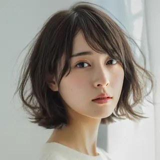 ショート カラー Attrait .のヘアスタイル