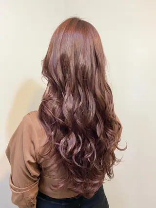 ロング ブリーチ毛対応酸性 ストレート🌈サキのヘアスタイル