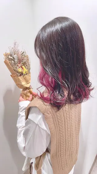 カラー 渋谷:インナーカラー ／🍒エリカ🍒のヘアスタイル