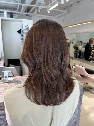 セミロング カラー bleach所属・池田 寿子のヘアスタイル