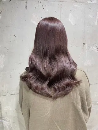 ロング カラー 🟦ニュアンス/メン ズパーマ横浜🟦のヘアスタイル