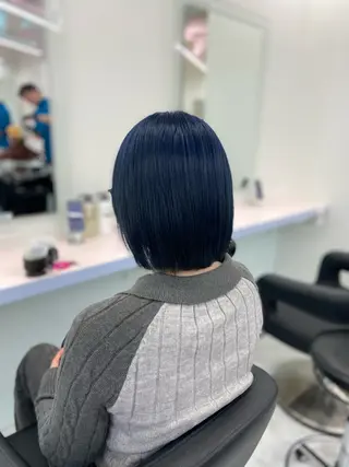 ミディアム カラー ヘアアレンジ レイヤー×透明感カラ ーHAYATOのヘアスタイル