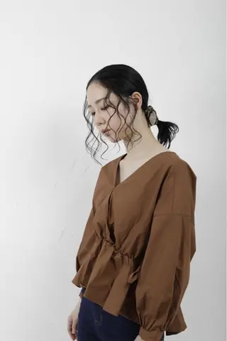 ヘアアレンジ 髪質改善ストレート、 カラー清野雄大のヘアスタイル