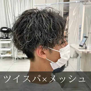 カラー パーマ メンズ メンズパーマ特化 👑店長👑間宮👑のヘアスタイル