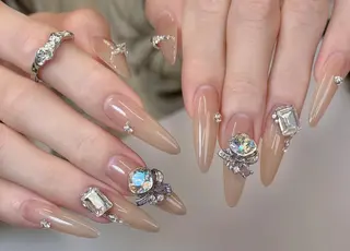 ネイル By moonネイル 🌷ワンホン/韓国風のネイルデザイン