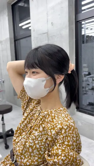 ミディアム i.+OMOTESANDO所属・mei / 艶カラー ミディアム レイヤーのヘアスタイル