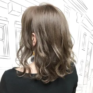 ミディアム レイヤー⭐️カラー ⭐️平川雅史のヘアスタイル