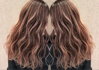 ロング カラー ヘアアレンジ アンドウ ユウ/ レイヤーカット/韓国のヘアスタイル