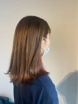 ミディアム La fith hair ray所属・メンズ/パーマ/ ブリーチ/KAITOのヘアスタイル