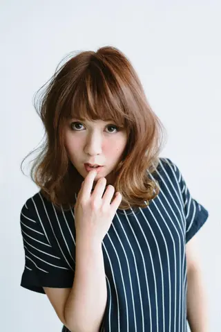 ミディアム パーマ 【髮質改善特化】 lic吉祥寺のヘアスタイル