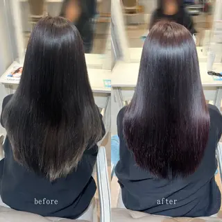 ロング カラー CreBiA🫧名駅 馬場のヘアスタイル