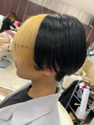 ショート カラー ✨ショート/ボブ 縮毛矯正✨アキラのヘアスタイル