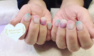 ショート ネイル プライベートサロン oceannailのネイルデザイン