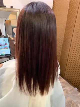 セミロング カラー ささき まさとのヘアスタイル