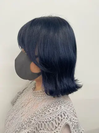 セミロング カラー ヘアアレンジ メンズ FONS 🤍yurika🤍のヘアスタイル