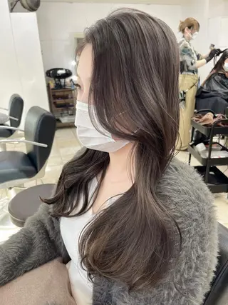 ロング 韓国レイヤー×モテ髪 /MITSUKI🤍のヘアスタイル
