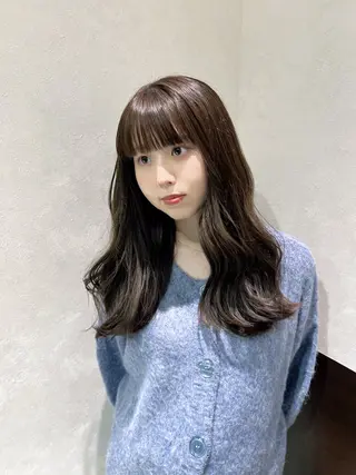 カラー nehus nagaoka所属・🖤複雑履歴ブリーチ Mizuki 🖤のヘアスタイル