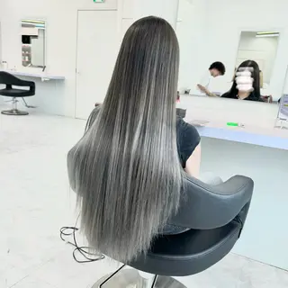 ロング カラー 韓国スタイル🇰🇷 トレンドレイヤー🪡のヘアスタイル