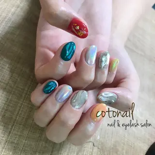 ネイル ツメトマツゲ .のネイルデザイン