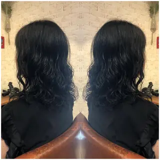 ミディアム パーマ marbles横浜店所属・marbles shunのヘアスタイル