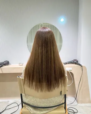 カラー ulu名古屋栄所属・落合しほ/韓国ヘア/ 髪質改善/縮毛矯正のヘアスタイル