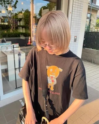 ミディアム カラー 武田 清久のヘアスタイル