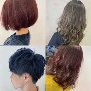 ミディアム カラー ヘアアレンジ メンズ 竹井 寛喜のヘアスタイル