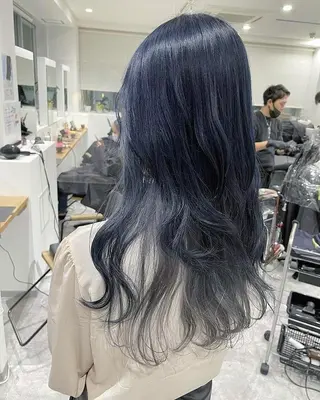 ロング カラー JIL BLAN 京都所属・RU RIのヘアスタイル
