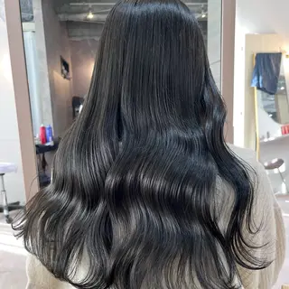 ロング カラー 💘Kurea💘 艶髪/韓国/暗髪のヘアスタイル