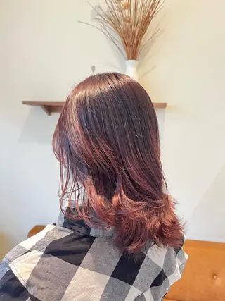 セミロング akari/髪質改善 /ブリーチ/名古屋のヘアスタイル