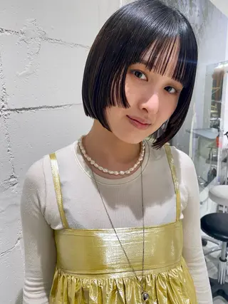 ミディアム レイヤーカット/ パーマ/鎌田実奈歩のヘアスタイル