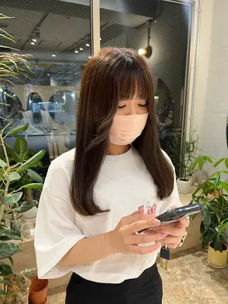 セミロング カラー 🦖ミニボブ/ボブ /MOEKA🦕のヘアスタイル