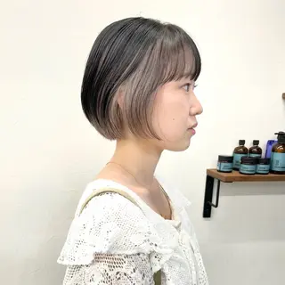 ショート カラー 初めてのショート お任せください✂️のヘアスタイル