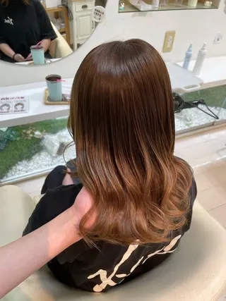 ミディアム miyabi/ eMuのヘアスタイル