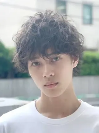 メンズ パーマ クリーピー　オーナー 福田 将太のヘアスタイル
