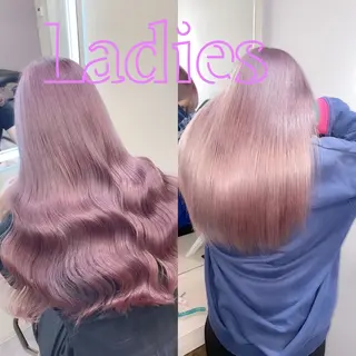 セミロング カラー 🍎ハッシュカット× 髪質改善🍎カイトのヘアスタイル