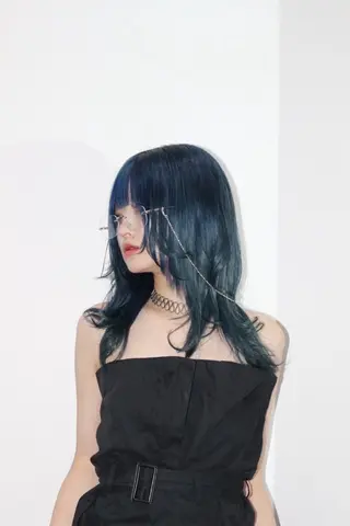 ミディアム カラー 松本 晴琉のヘアスタイル