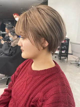 ショート Lond luce心斎橋所属・🍀小川大輔🍀 ボブ/ブリーチ🥇のヘアスタイル