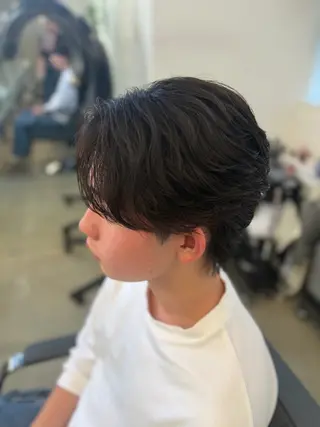 パーマ メンズ パーマ特化/フェザー パーマシャドウ/真生のヘアスタイル